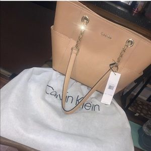 Pink Calvin Klein handbag. New with tags.